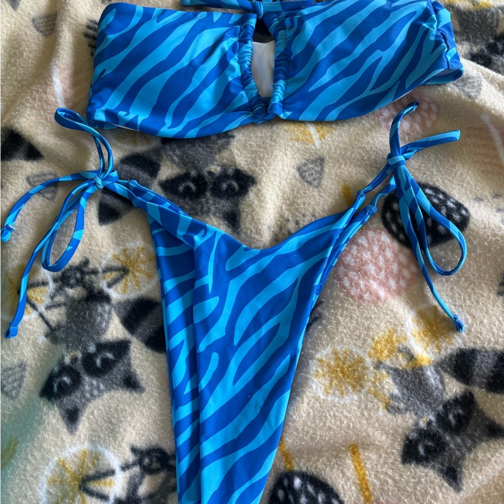 Blue Bikini Set